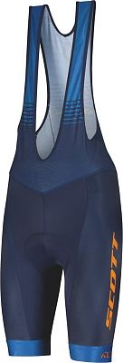 Превью  Велотрусы SCOTT RC Team ++ с лямками Midnight Blue/Copper Orange